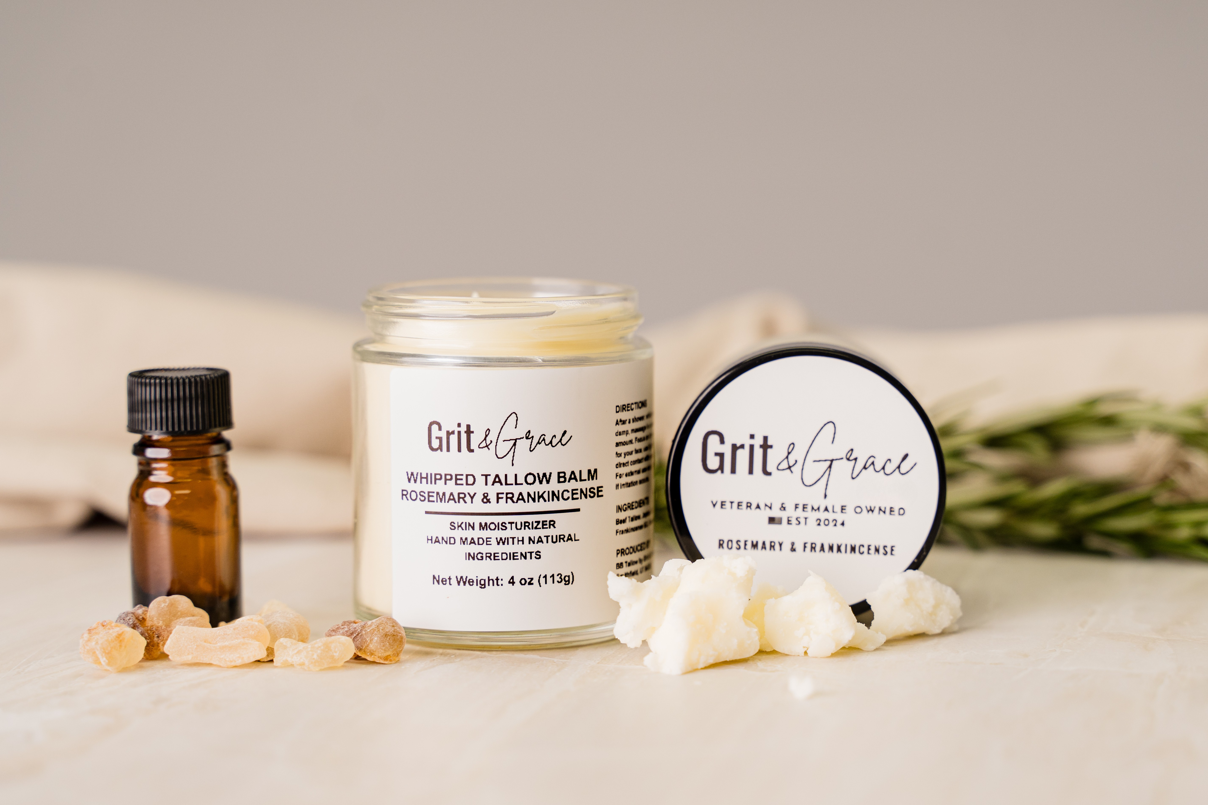 Rosemary & Frankincense Whipped Tallow